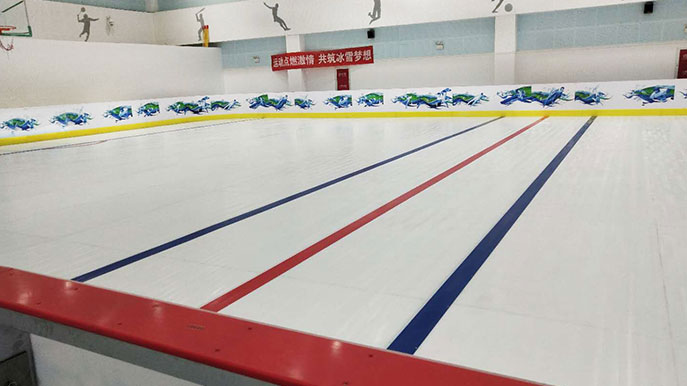 UHMW synthetic ice plate customized by Thailand customer