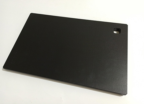 Black custom PE cutting board