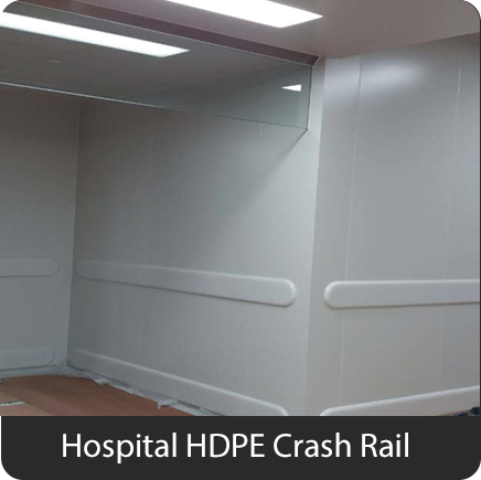 Hospital HDPE Crash Rail
