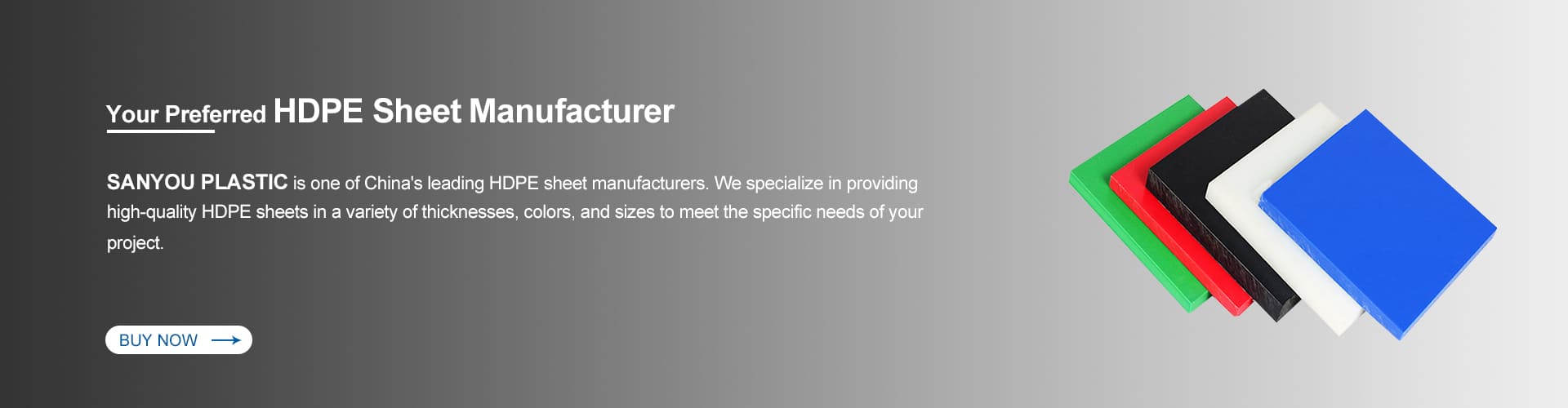 HDPE Sheet Customization